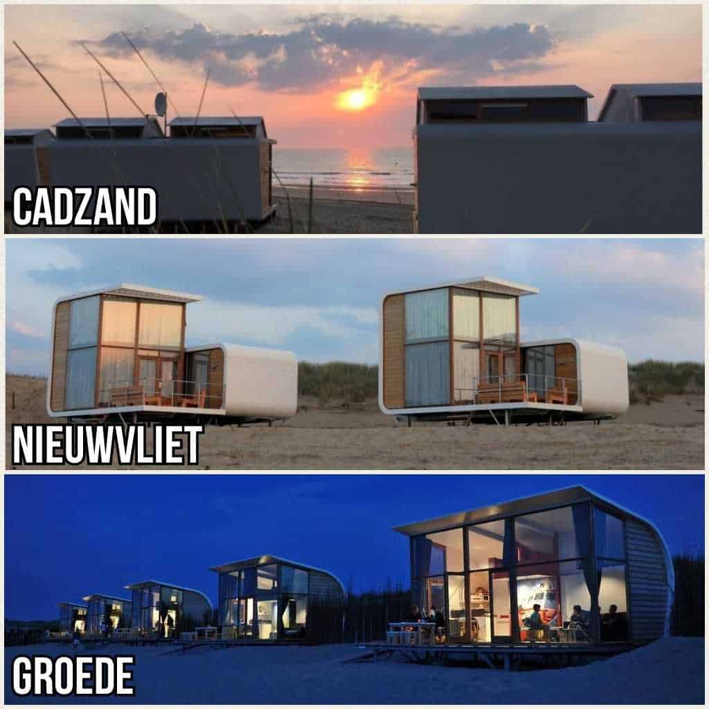 Strandhuisje Cadzand, Nieuwvliet en Groede